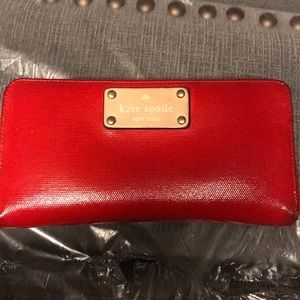 Red Kate Spade Wallet